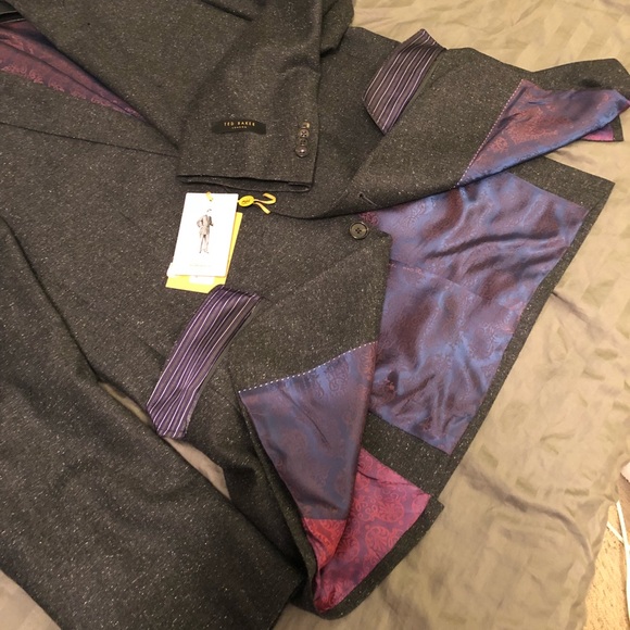 ***SOLD*** TED BAKER LONDON NWT Galaxy Gray - Picture 5 of 8